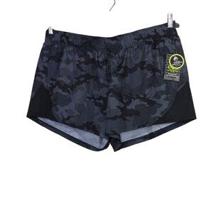 Athletic Works Camouflage Running Shorts Women Size 3XL 22 Gray with Liner